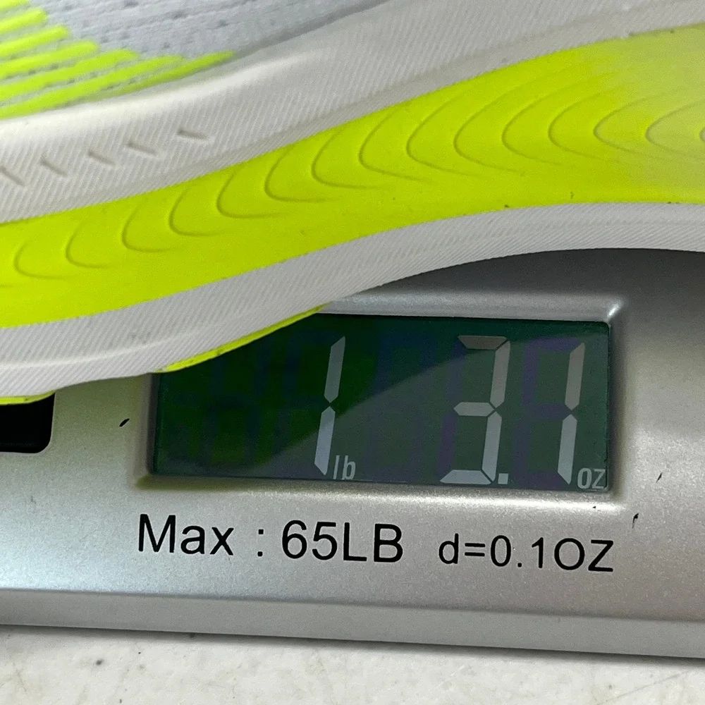 Nike Vomero 18 Mens 10.5 Performance Running Shoes White Volt ZoomX ReactX